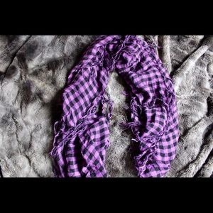 Black and purple scarf